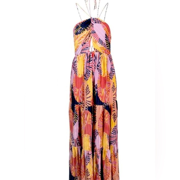 Ba&sh Maxi dress Nastasia yellow size 1 - Picture 1 of 3